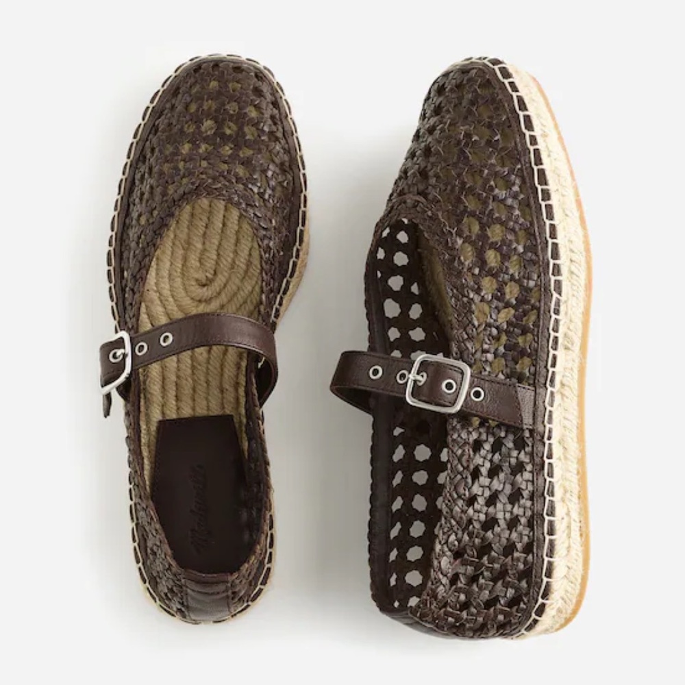 Madewell Remy Mary Jane Woven Espadrilles